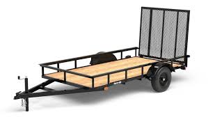 10 ft treated lumber utility trailer