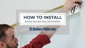 How to Install Inside Mount Roller Shades with Cassette - YouTube