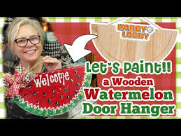Wood Watermelon Door Hanger