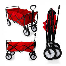 Foldable Garden Trolley Cart Wagon