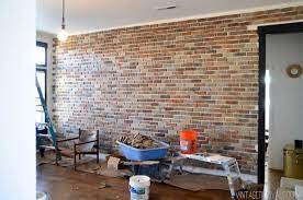 Faux Brick Veneer Wall Vintage Revivals