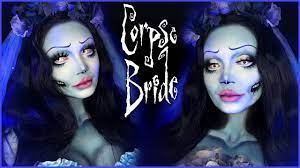corpse bride halloween glam makeup