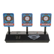 Details About Electronic Digital Target W Light Sound Effect Auto Reset Scoring Target
