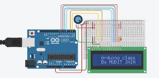 These lcds can be used to display information from the arduino or any sensor connected to it. Interfacing Lcd With Arduino On Tinkercad 5 Steps Instructables
