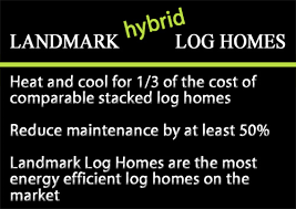 landmark log homes hybrid custom log homes