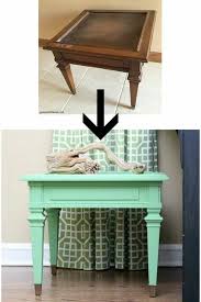 10 Painted End Table Makeovers Green