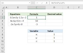 Solve Simultaneous Linear Equations