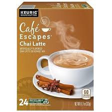 café escapes chai latte k cups 24 box