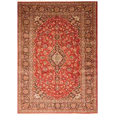 hand knotted signature kashan wool rug