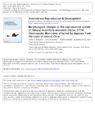 Donwload da musica a terceira lamina download de mp3 e letras. Pdf Morphological Changes In The Reproductive System Of Females Acanthina Monodon Pallas 1774 Gastropoda Muricidae Affected By Imposex From The Coast Of Central Chile