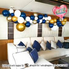 50th birthday balloon decoration for