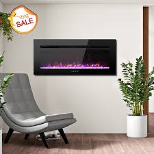 Wall Mounted Electric Fireplace Colors