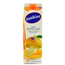 sunkist 100 pure premium orange juice