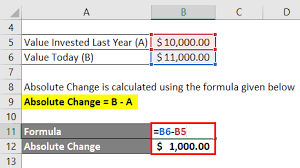 calculate relative change