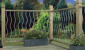 Swirl Decking Fence Panels Pack Of 2