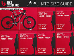 Scott Mountain Bike Size Chart Www Bedowntowndaytona Com