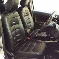Black Leather Eco Sport Seat Cover