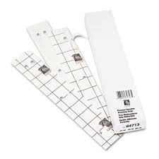 Self Adhesive Attaching Strips Allow Odd Sized Materials To Be
