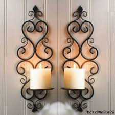 12x iron wall hanging candle holder