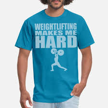 funny gym slogan weightlifting makes me