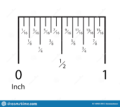 Inch Rulers Inches Measuring Scale Indicator Precision