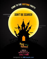 Free Halloween Party Flyer Template Psd Platte Sunga Zette