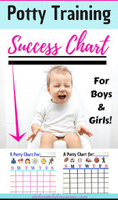 Potty Training Success Charts For Boys Girls Parenting