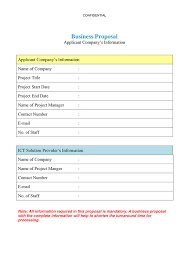 business proposal sle in word and