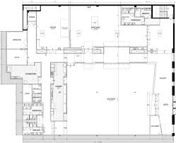 plan of commercial kitchen home
