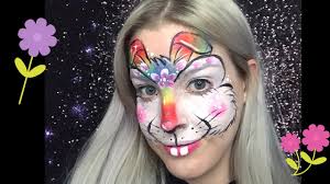 cute easter bunny face paint you