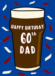 happy 60th birthday dad card scribbler