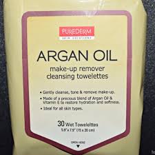 purederm argan oil make up remover