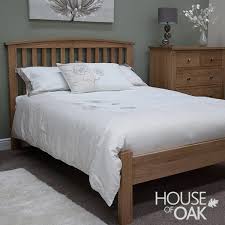 opus solid oak arched 5ft king size bed