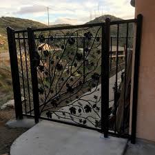 Custom Wrought Iron Gate Legend Fence