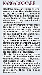 kangaroo care | PROPEL STEPS via Relatably.com