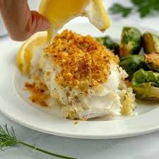 baked panko crusted cod barefoot in
