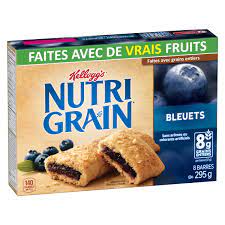 nutri grain blueberry cereal bars