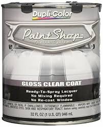 Clear Coat Paint Finish System