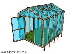 8x10 Wood Greenhouse Plans Myoutdoorplans