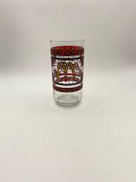 Coca Cola Stain Glass Theme Glass Cup