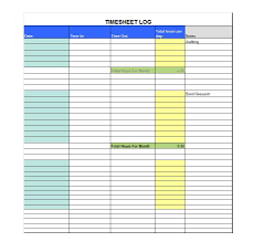 40 Free Timesheet Time Card Templates Template Lab