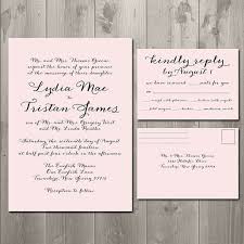 Wedding Invitations With Rsvp Attached Tidee