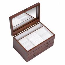 co fairhaven wooden jewelry box w