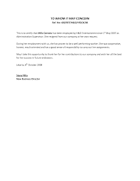 Recommendation Letter From Manager Free Excel Templates