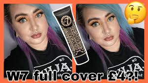 foundation friday w7 ultimate cover up