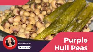 purple hull peas accompaniments