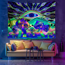 Buy Psychedelic Tapestry Blacklight