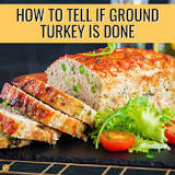 What does done ground turkey look like?