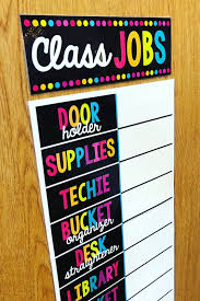 Mrs Heerens Happenings Editable Class Jobs Chart