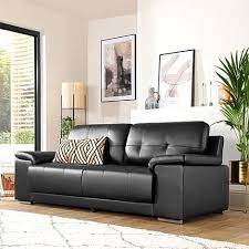 3 Seater Faux Leather Sofas Furniture